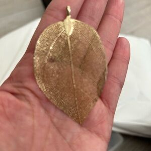 Gold Leaf Pendant